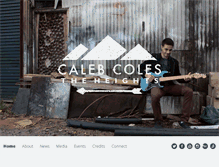 Tablet Screenshot of calebcoles.com